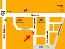 Anfahrtskarte